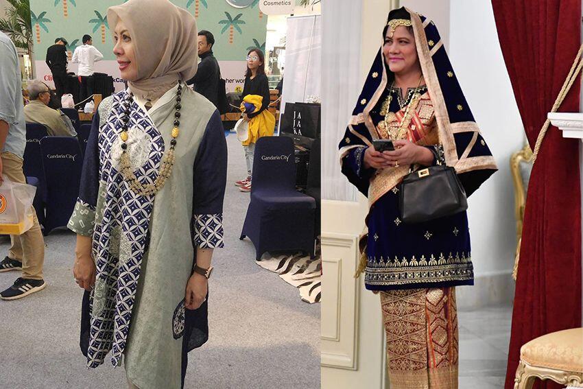 Adu Gaya Style Fashion Bu Iriana Vs Bu Nur Asia, Sama-sama Berkelas!
