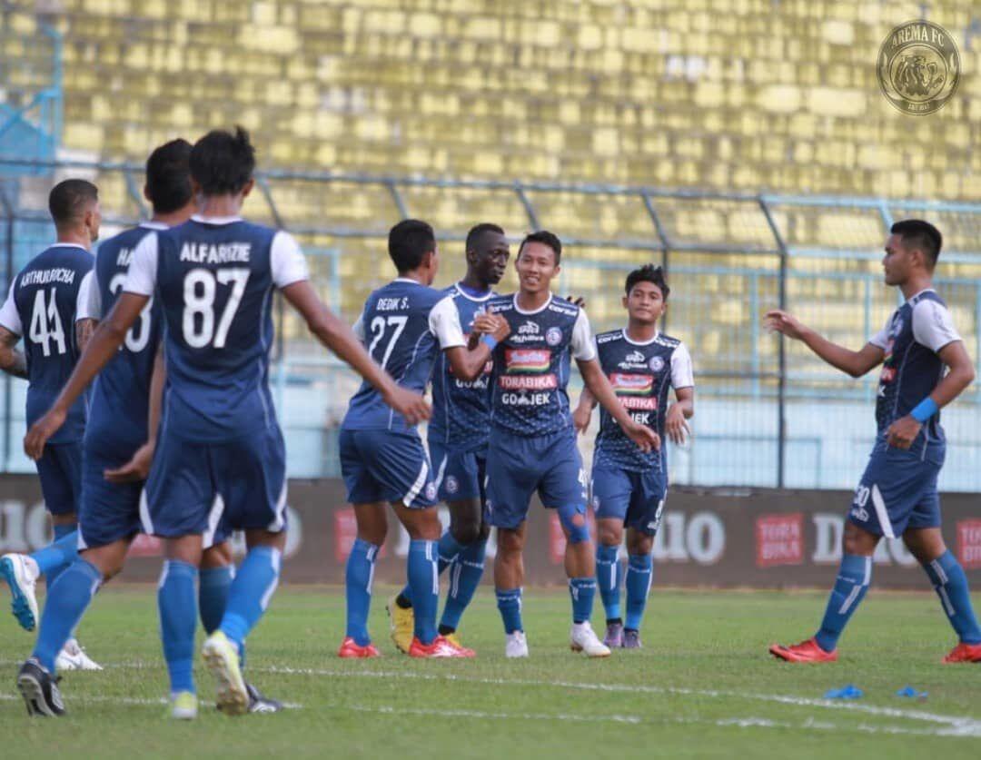 Makan Konate Moncer, Arema FC Pesta Gol di Gawang PSMS