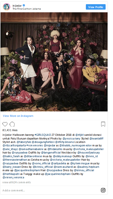 Girls Squad Pemotretan Tema Halloween, Kostum Jessica Bikin Warganet Gagal Fokus