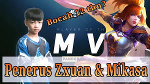 top 5 pemain pro esport mobile legend, ada yang masih bocil loh