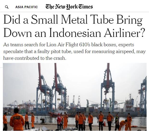 Pakar Penerbangan Texas Curiga Bom Meledak di Kabin Lion Air