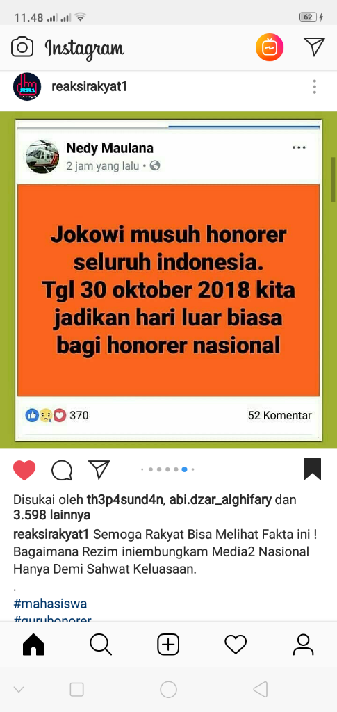 Pak Jokowi, Lihatlah! Honorer K2 Ini Rakyatmu, Pak

