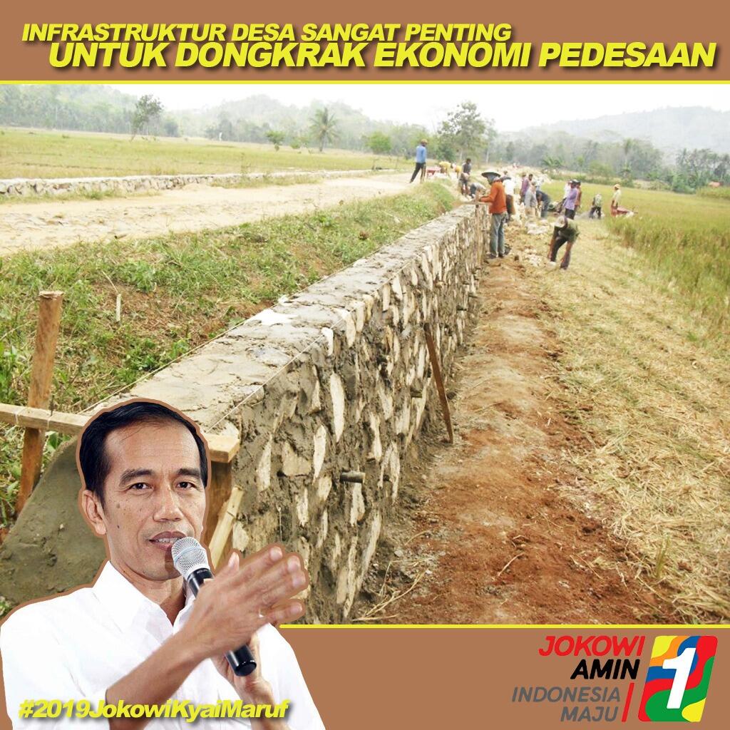 Jokowi: Infrastruktur di Desa Sangat Penting