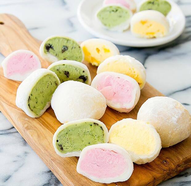 Resep dan cara membuat es krim - Mochi ice cream khas jepang