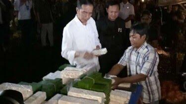 Borong Tempe, Jokowi: Jangan Ada yang Teriak Harga Mahal di Pasar