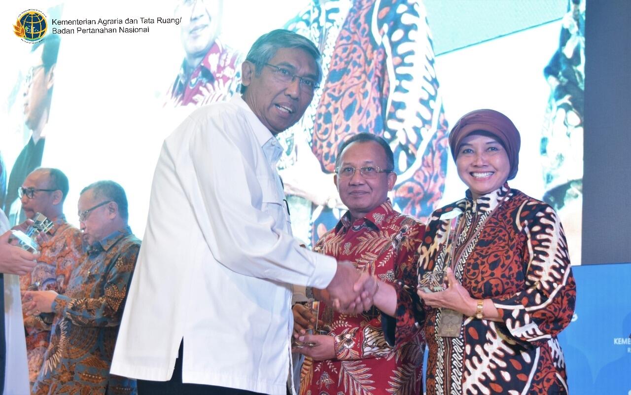 Kementerian ATR/BPN Raih Apresiasi Kolaborasi Anggaran BMN dari Kemenkeu