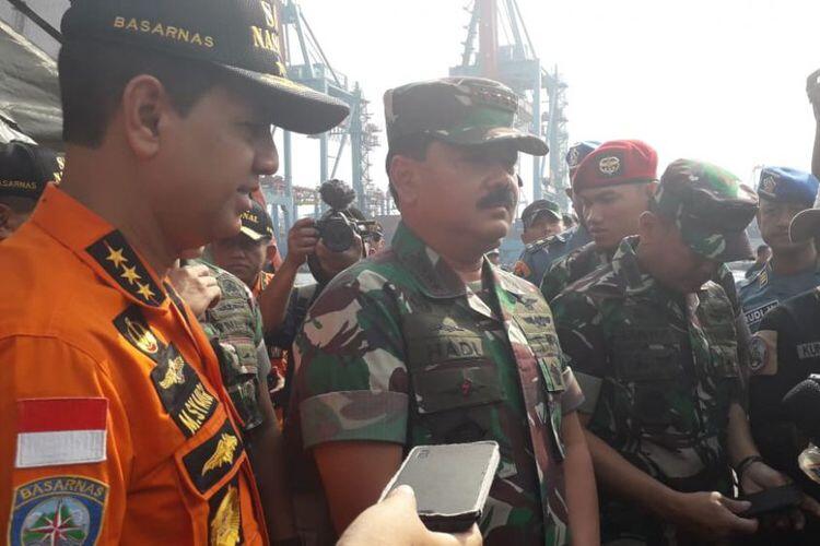 Panglima TNI Sebut Pencarian Badan Lion Air JT 610 Menemui Titik Terang