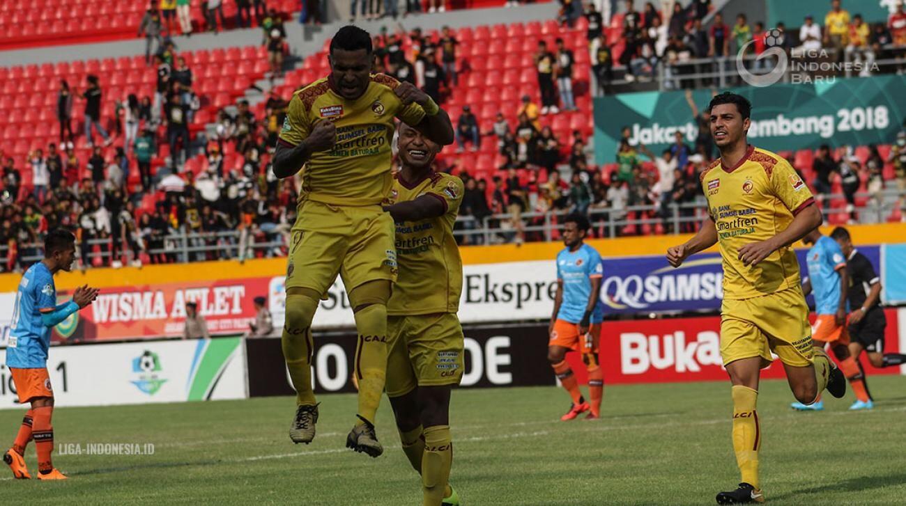 Putus Episode Buruk, Sriwijaya FC Lumat Perseru di Jakabaring