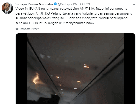 4 Hoaks Lion Air JT 610 yang Menghebohkan Medsos