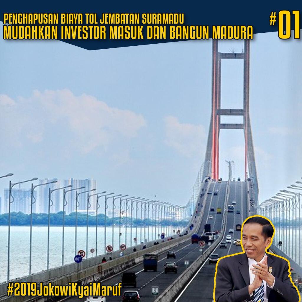 Masyarakat Yakin Penghapusan Tarif Suramadu Dorong Investasi