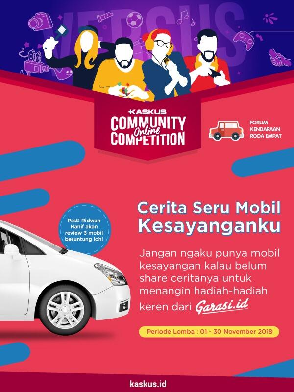 &#91;COC&#93; Ceritakan Mobil Kesayangan Agan/Sista, Dapetin Hadiah Menarik dari Garasi.id!