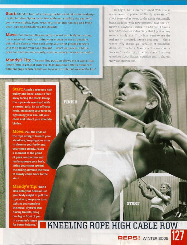 Model Celebrity Fitness Legend Mandy Blank Meninggal Dunia