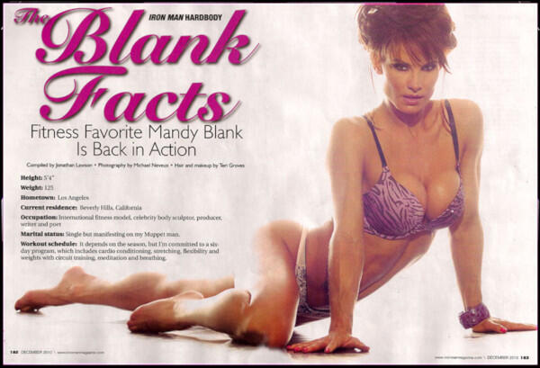 Model Celebrity Fitness Legend Mandy Blank Meninggal Dunia