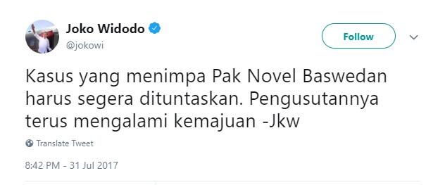 Pelaku Tak Terungkap, Novel Baswedan: Kira-kira Presiden Takut Enggak?