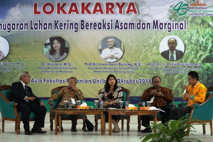 Kementan Siapkan Teknologi Perbaikan Kesuburan Lahan Masam