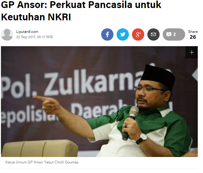 GP Ansor, Banser, FPI dan ?