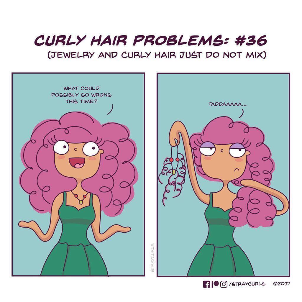 10 Ilustrasi Penderitaan yang Hanya Dialami Si Pemilik Rambut Keriting