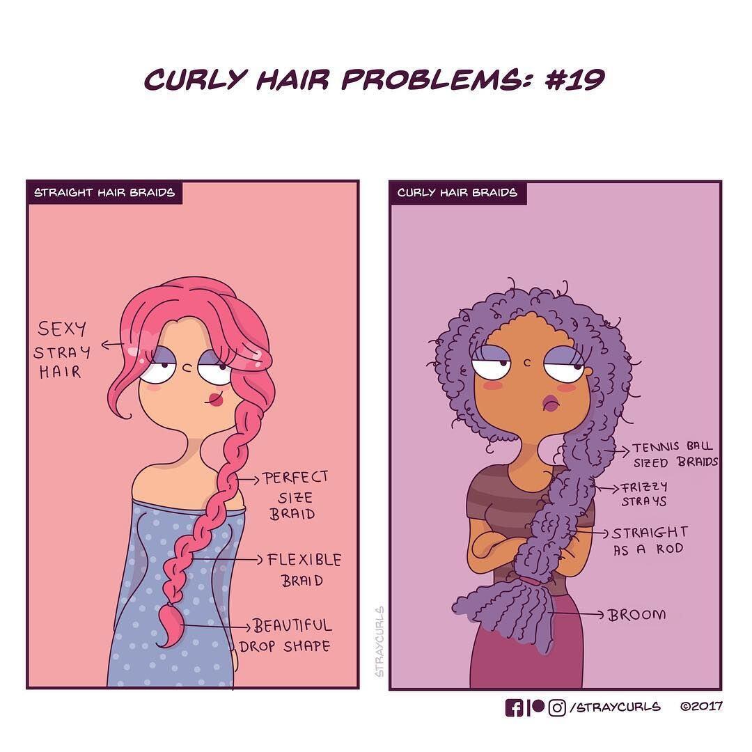 10 Ilustrasi Penderitaan yang Hanya Dialami Si Pemilik Rambut Keriting