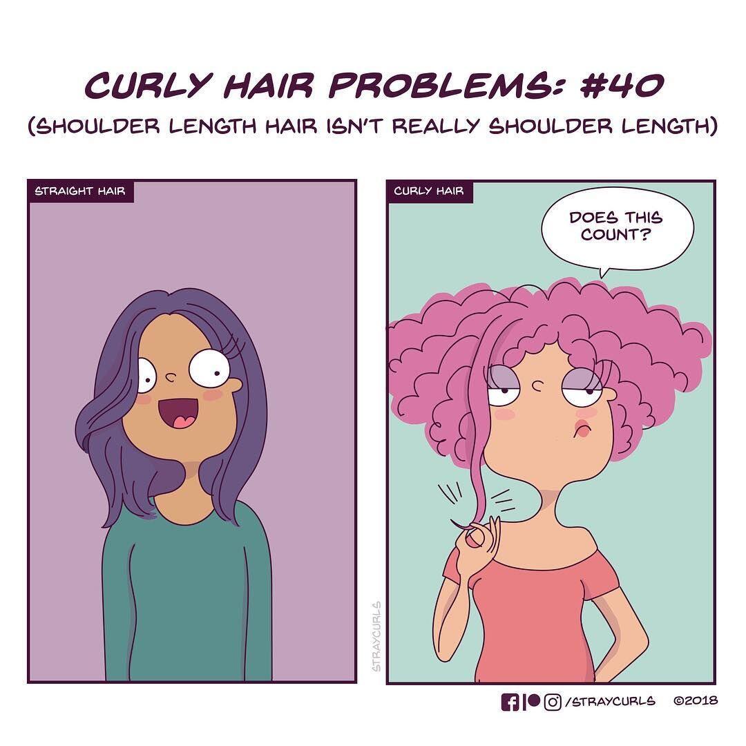 10 Ilustrasi Penderitaan yang Hanya Dialami Si Pemilik Rambut Keriting