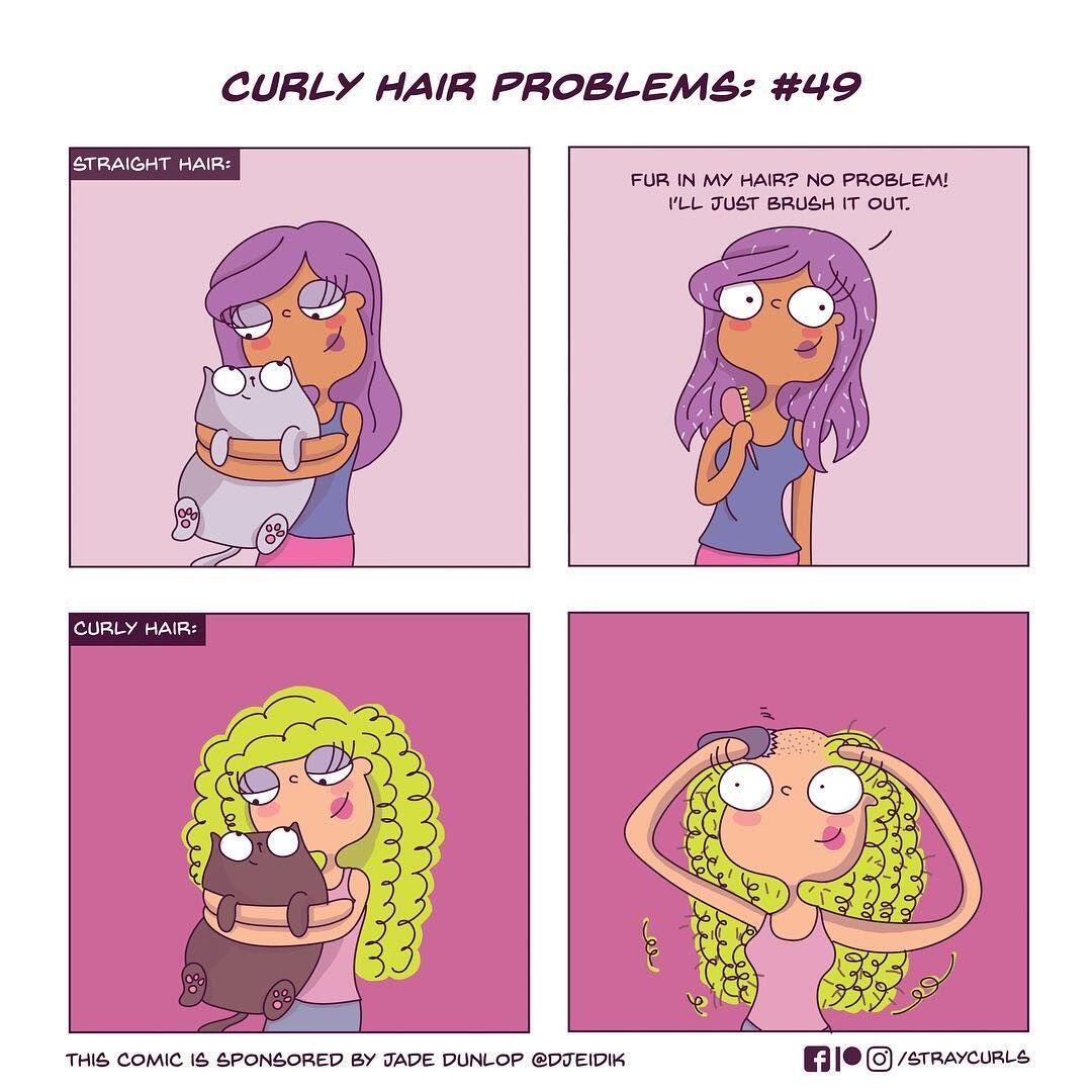 10 Ilustrasi Penderitaan yang Hanya Dialami Si Pemilik Rambut Keriting