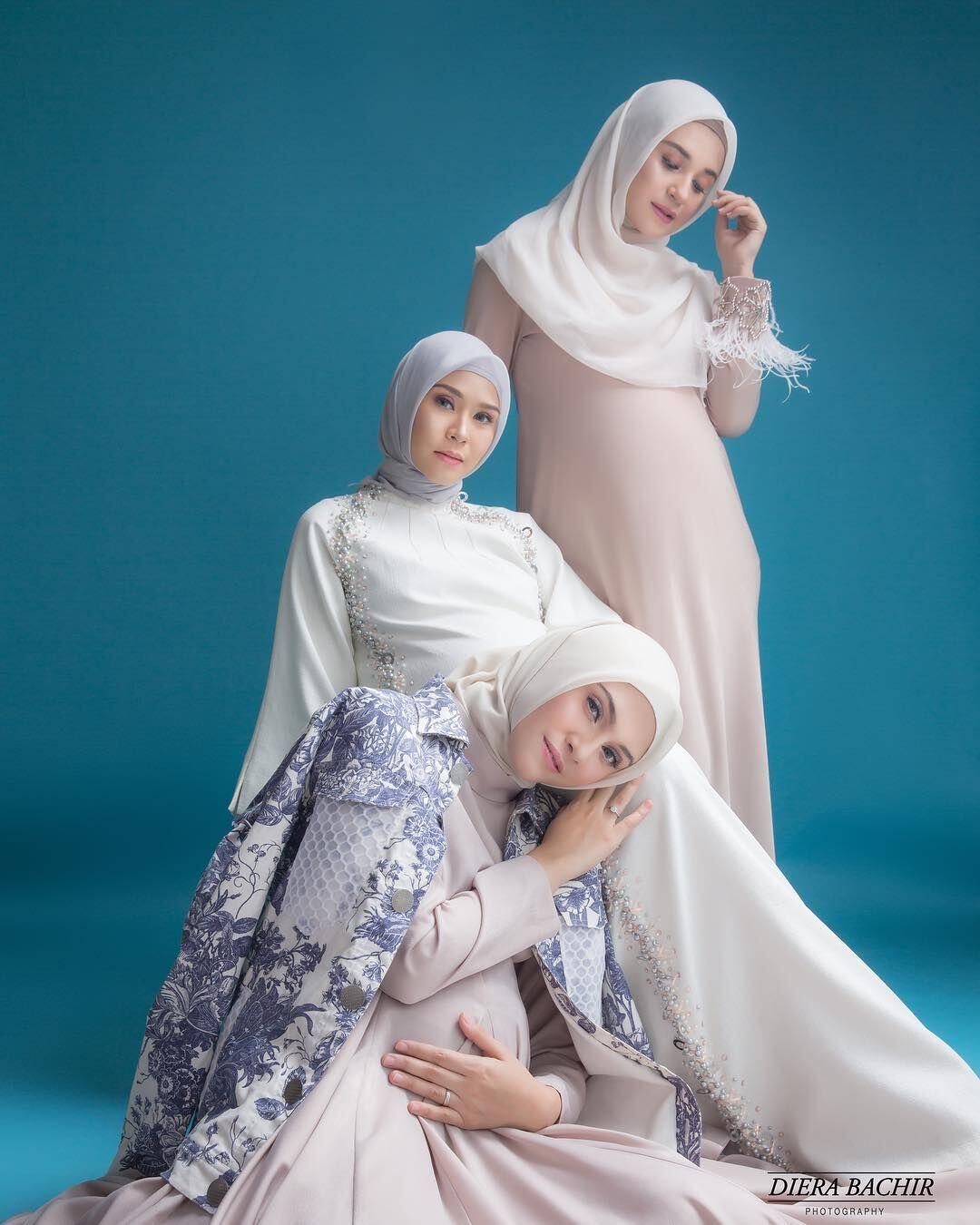 10 Ide Foto Kehamilan buat Perempuan Berhijab, Santun & Penuh Makna