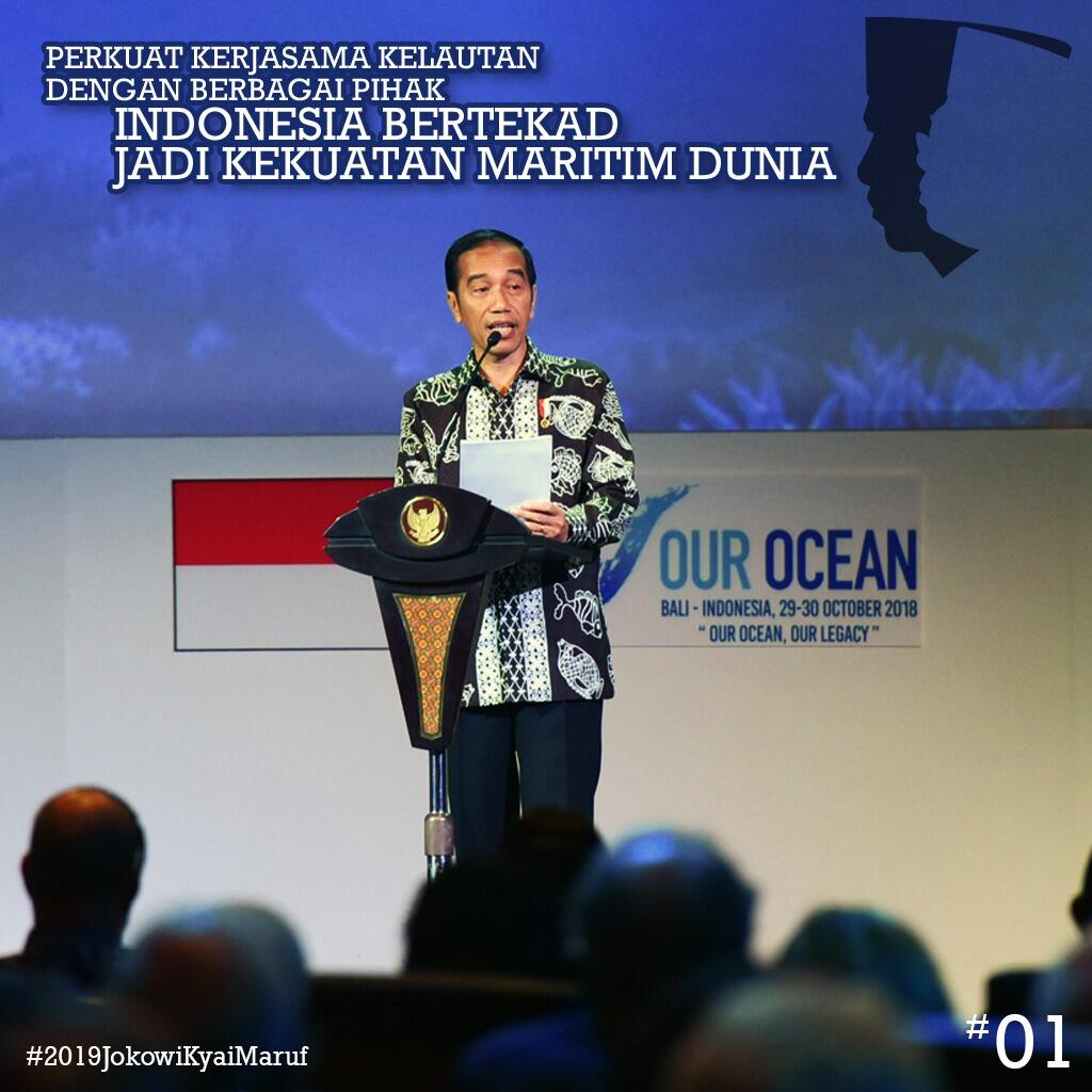 Pesan Jokowi ke Delegasi OOC Lewat Puisi: Jangan Lagi Punggungi Lautmu