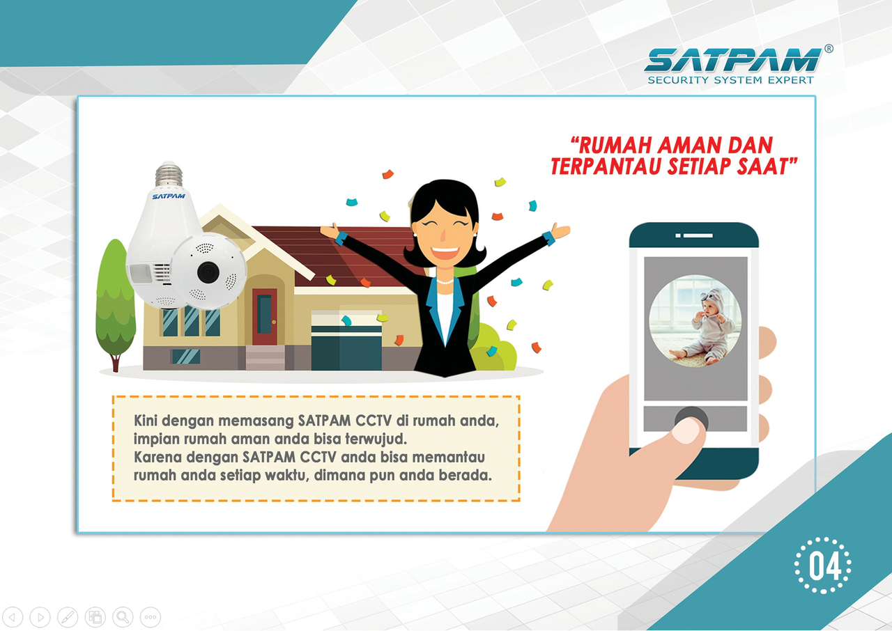 Bangun Rumah Pintar dan Aman anda bersama kami SATPAMCCTV