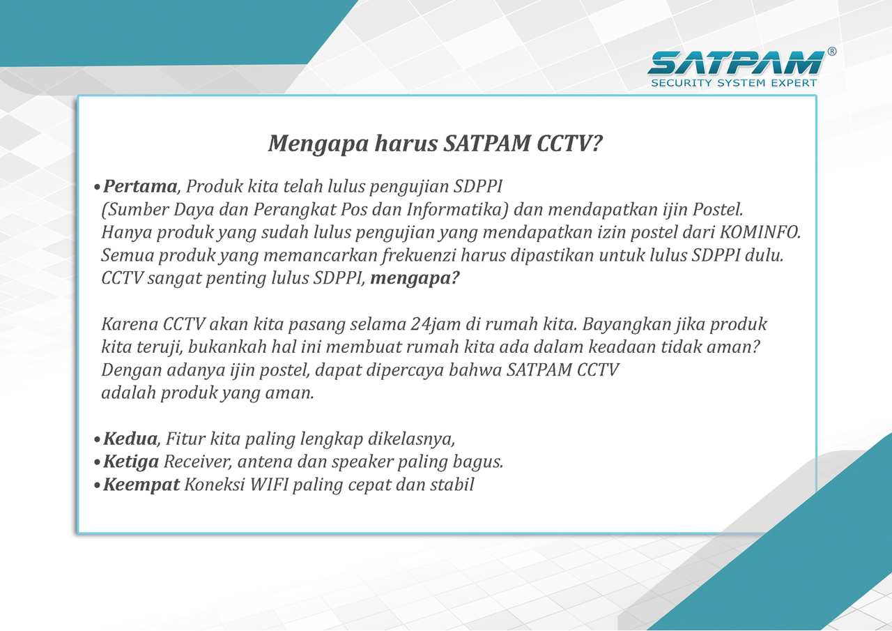 Bangun Rumah Pintar dan Aman anda bersama kami SATPAMCCTV