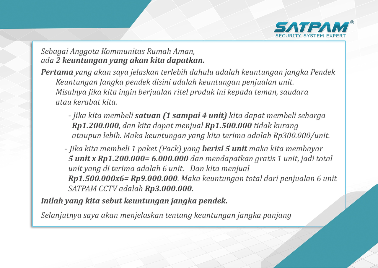 Bangun Rumah Pintar dan Aman anda bersama kami SATPAMCCTV