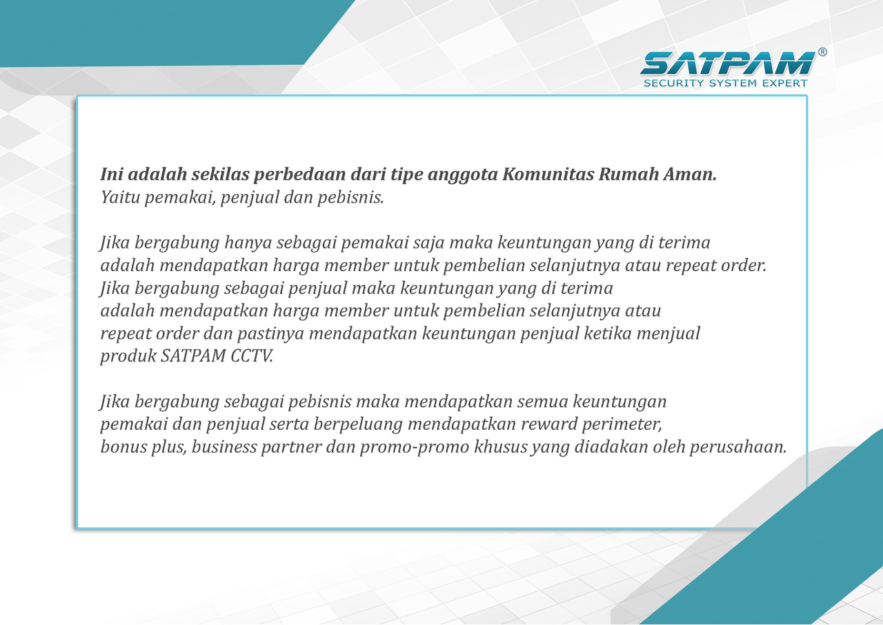 Bangun Rumah Pintar dan Aman anda bersama kami SATPAMCCTV