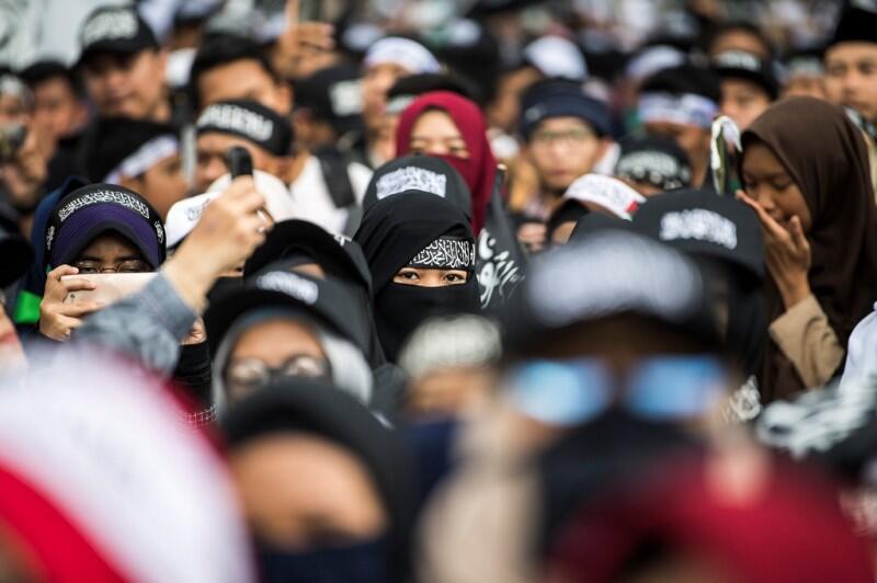 Rekayasa Lalin Saat Aksi Bela Bendera HTI
