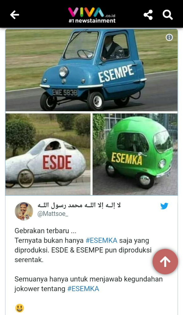 Deretan Meme Lucu Esemka, Siapa Bisa Tahan Tawa?