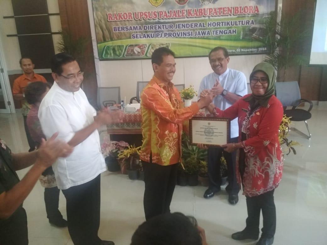 LTT Blora Meningkat, Kementan Beri Bantuan Hortikultura