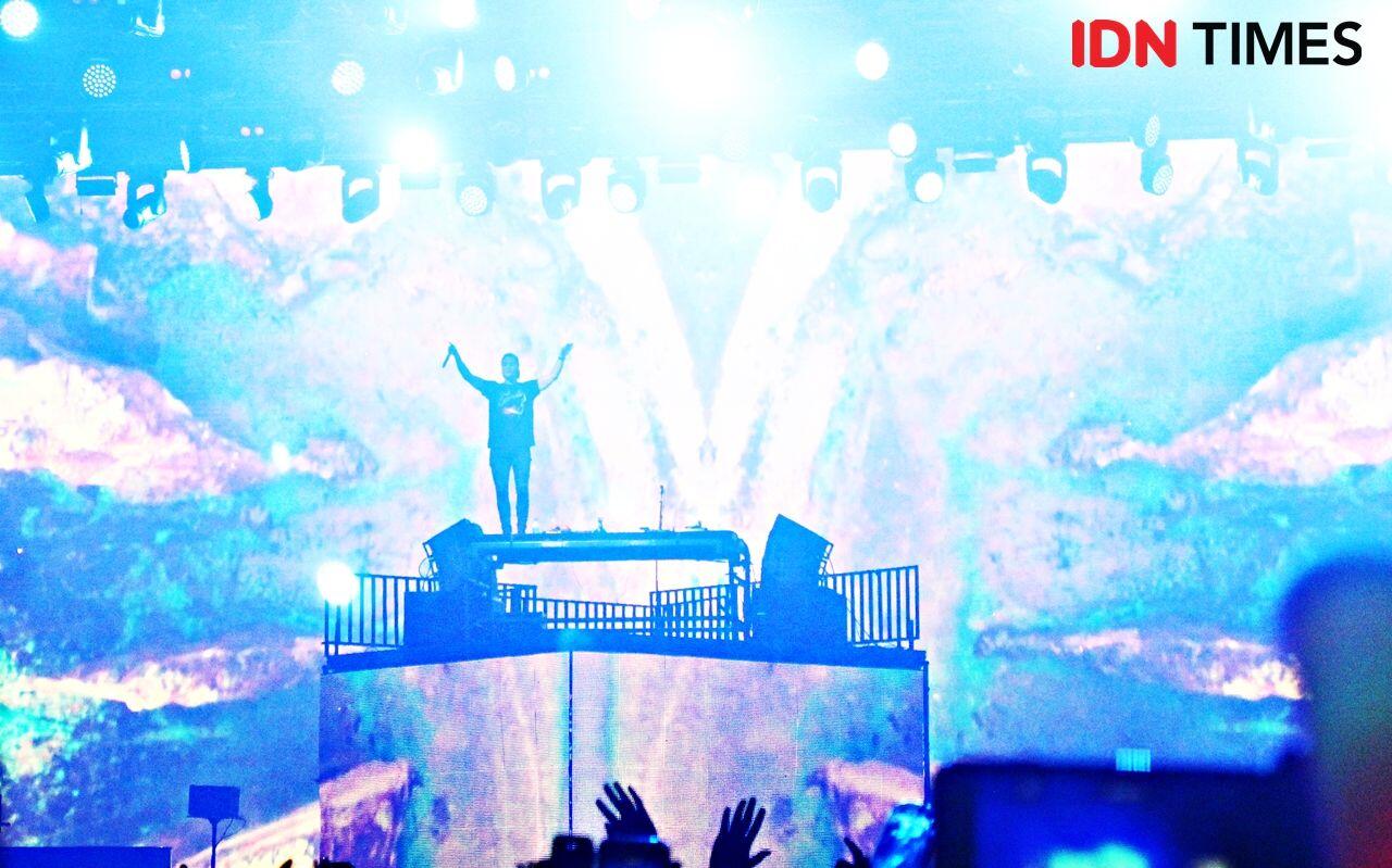 Visual Panggung Super Keren, 10 Keseruan Konser Kygo di Jakarta