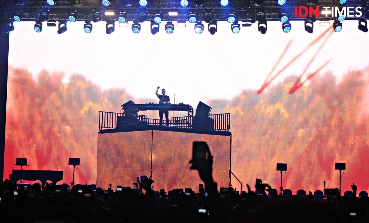 Visual Panggung Super Keren, 10 Keseruan Konser Kygo di Jakarta