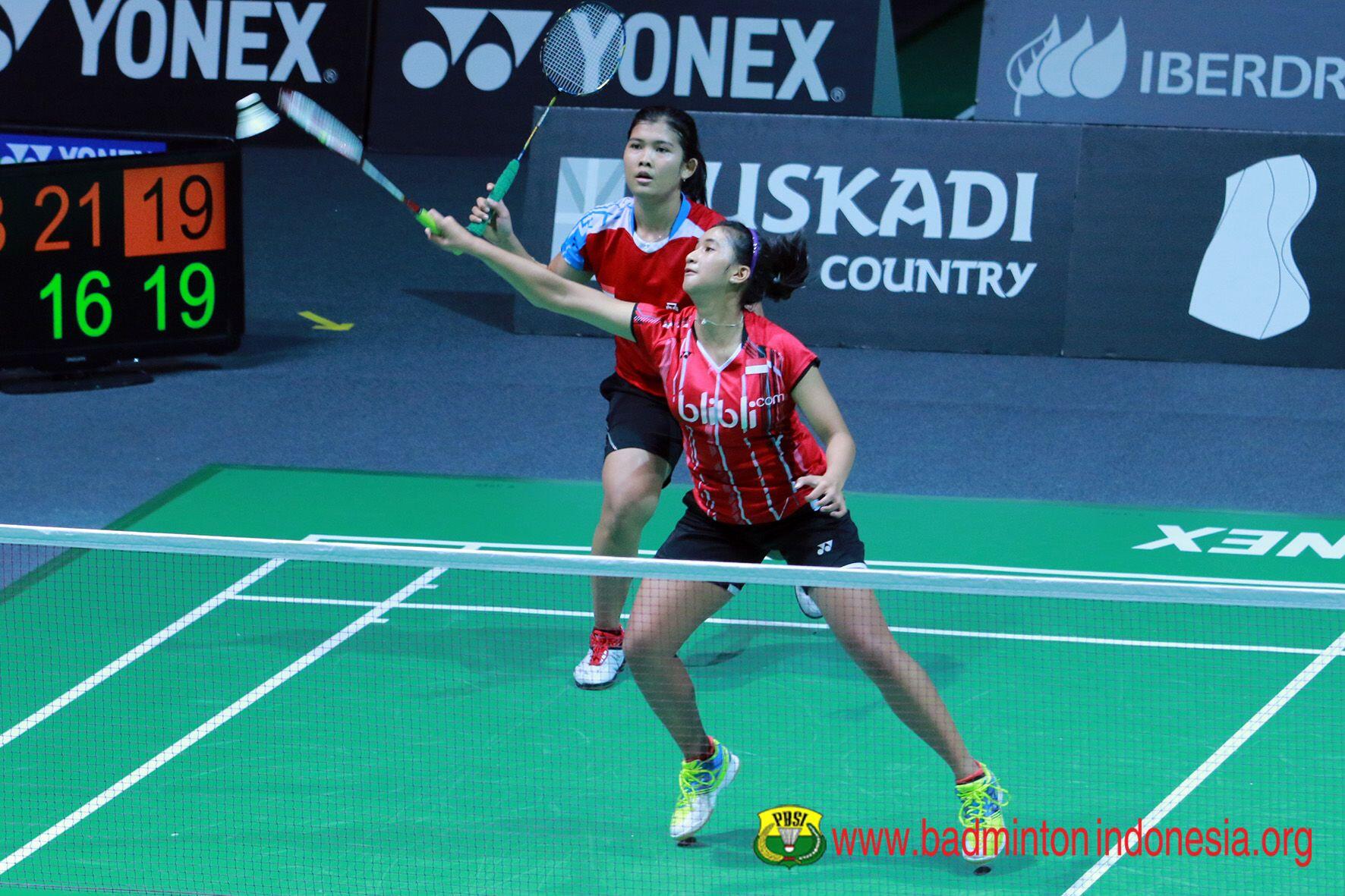2 Ganda Putri Indonesia ke Semifinal Macau dan SaarLorLux Open 2018
