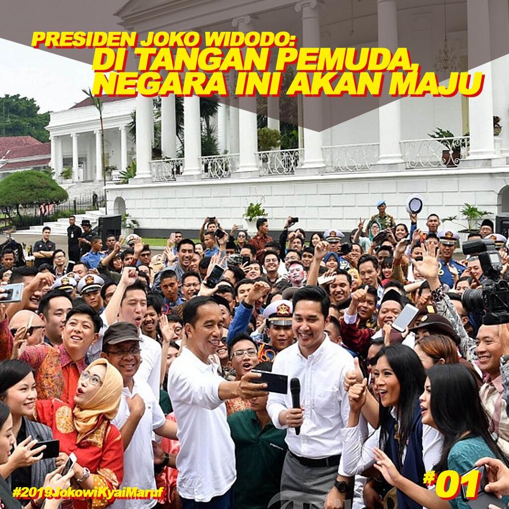 Jokowi ke Relawan: Mari Hijrah dari Marah-marah ke Sabar