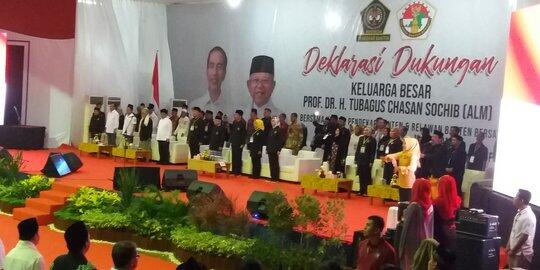 Berpakaian pendekar Banten, Jokowi-Ma'ruf didukung keluarga besar Ratu Atut