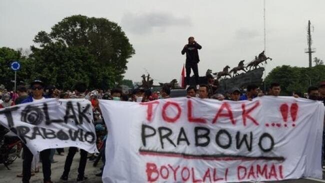 Ikut Aksi Massa, Bupati Boyolali: Tak Ada Maaf untuk Prabowo