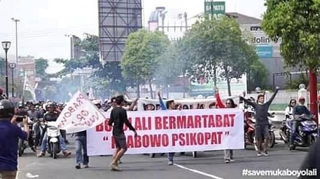 Sebut prabowo @$u bupati boyolali akan dipolisikan