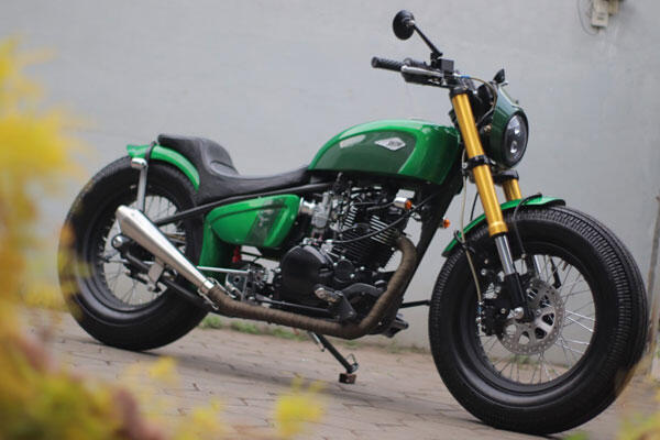 Motor Kustom Baru Jokowi Dibuat Cuma Seminggu