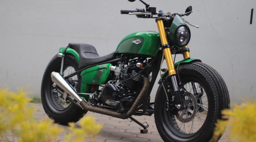 Kepo Motor Custom Baru Jokowi, Nih Detailnya Gan !