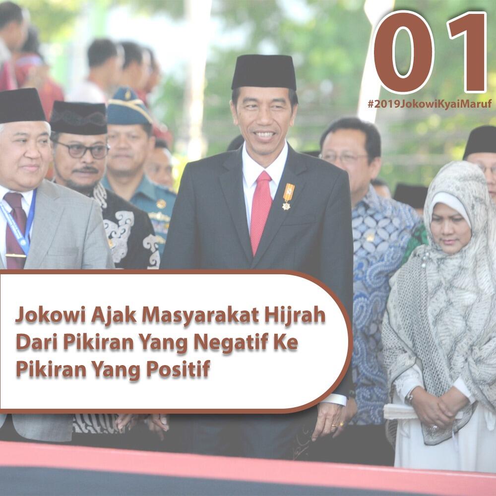 Jokowi: Mari Hijrah dari Ujaran Kebencian ke Ujaran Kebenaran