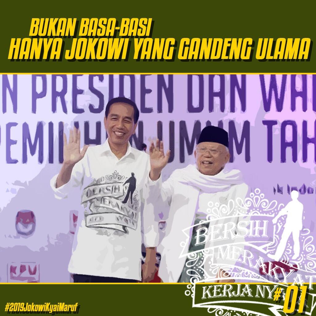 Yakinkan pemilih, Ma'ruf Amin tegaskan hanya Jokowi yang rangkul ulama