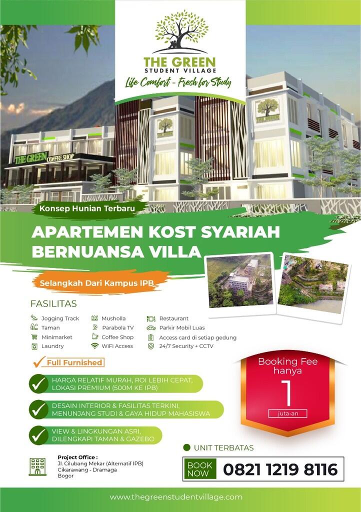 Apartment Kost Syariah Bernuansa Vila