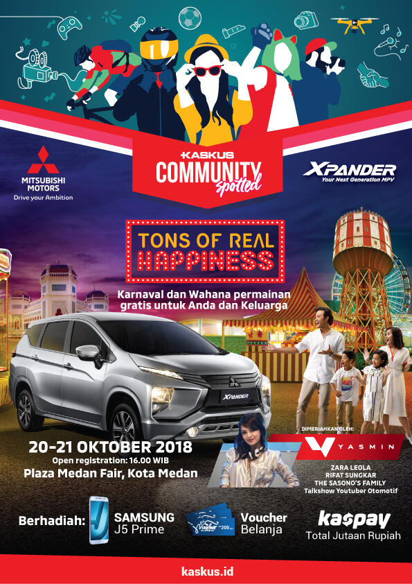 &#91;FR&#93; Meriahnya Acara Xpander Tons of Real Happiness Medan 2018