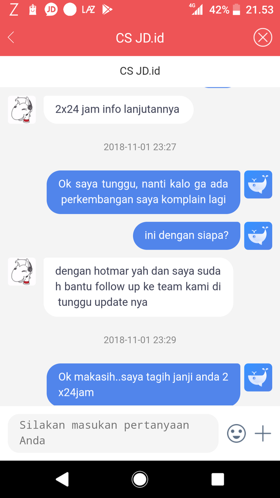 Pengalaman belanja online di jd.id yang bikin jengkel