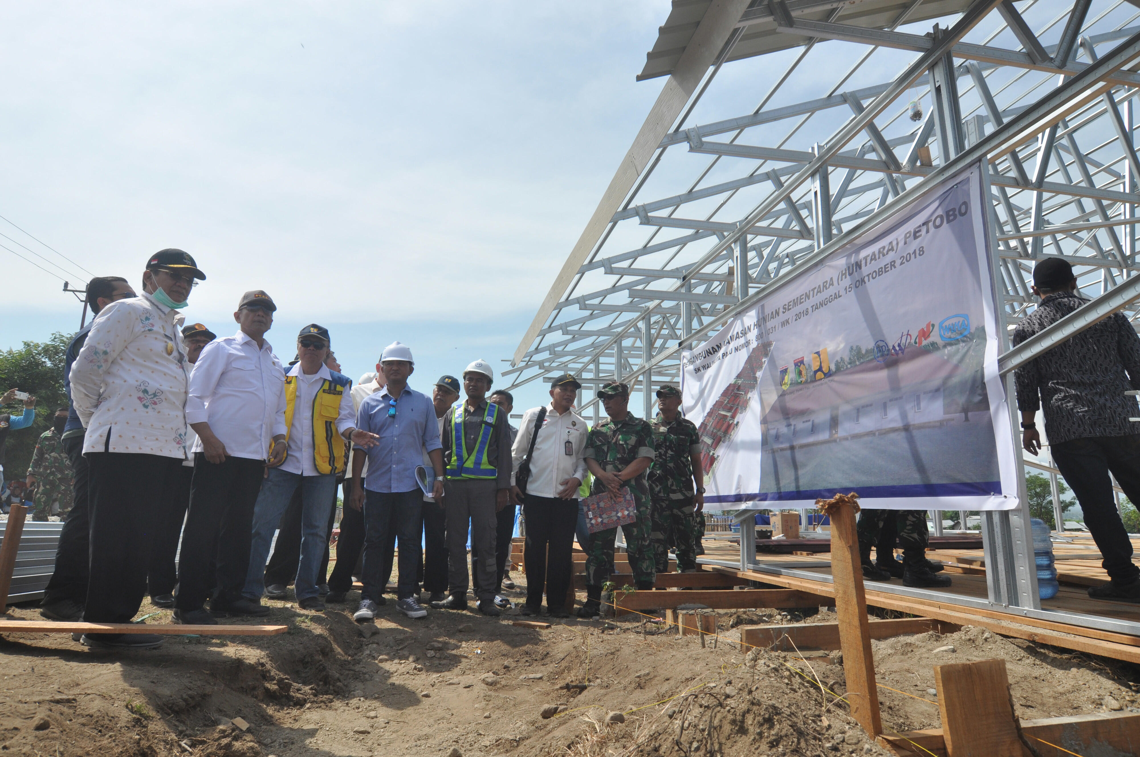 Perencanaan Pembangunan Rumah Terdampak Gempa Sulteng Selesai dalam 1 Bulan
