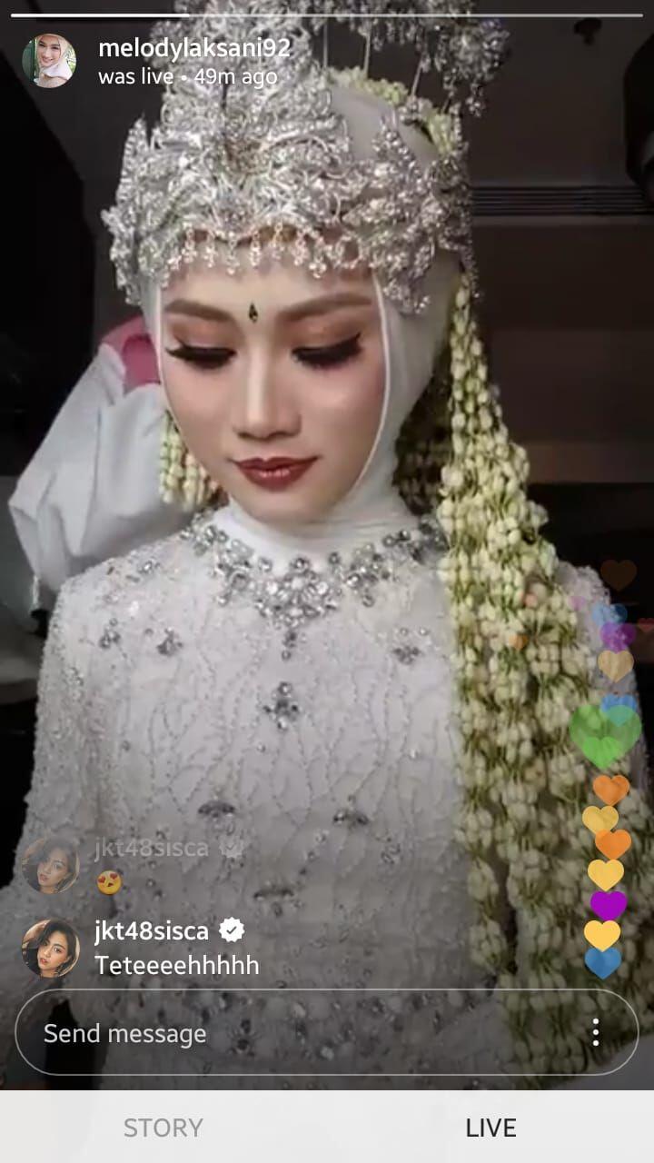 Inspirasi Pernikahan Sunda ala Melody Eks JKT48, Suci nan Sakral