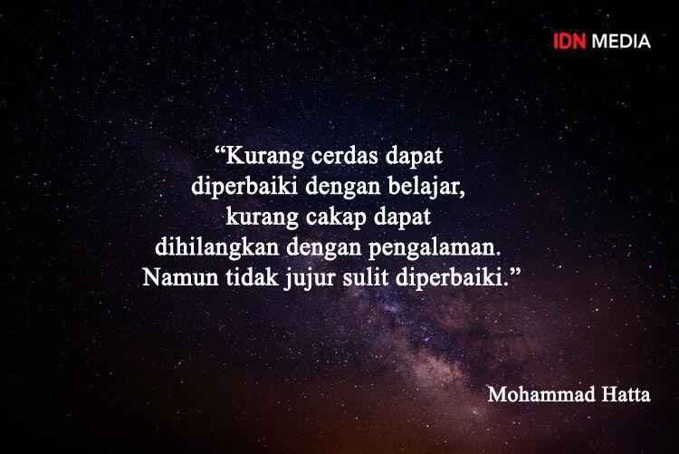 10 Quotes Inspiratif Mohammad Hatta yang Patut Diteladani Millennials